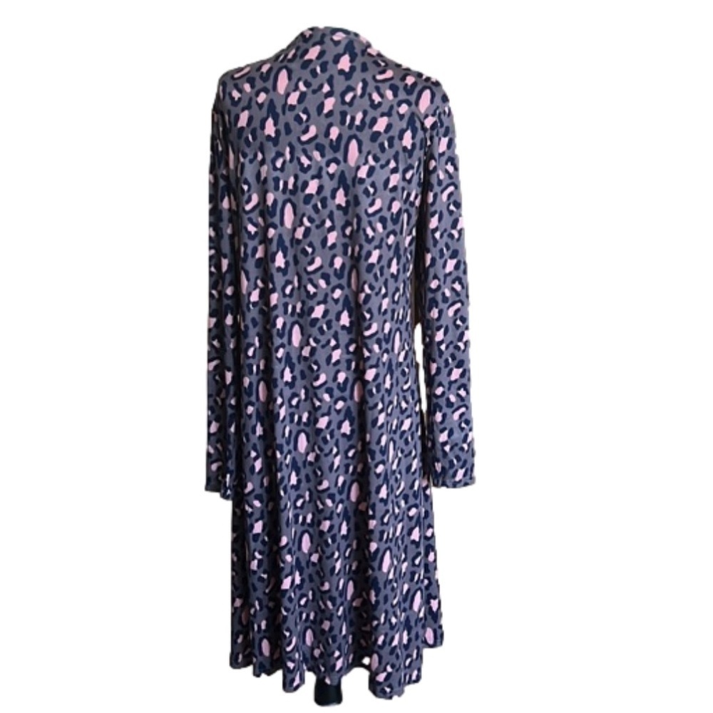 Bluetime Long Open Front Drape Maxi Cardigan Lightweight Duster - Picture 4 of 5